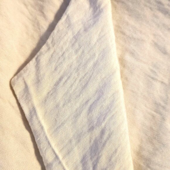 Anthropologie Women’s Draped Ivory Oversized Blouse Sz M Boho Art to Wear - Picture 6 of 11